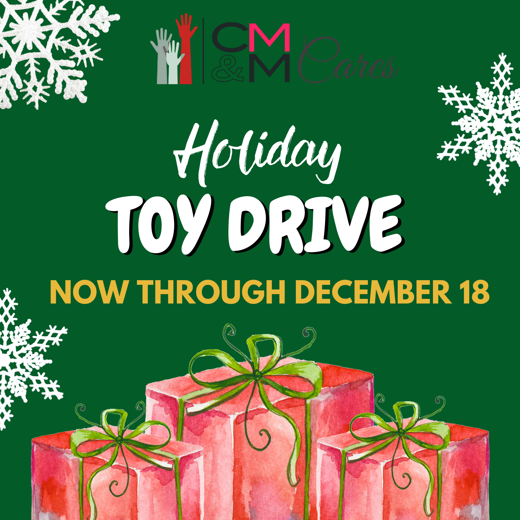 CMM Cares Holiday Toy Drive 2020